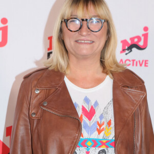 Christine Bravo lors de la conférence de presse de rentrée du groupe NRJ au Musée du Quai Branly à Paris, le 21 septembre 2017. © CVS/Bestimage