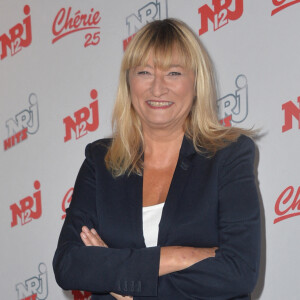 Christine Bravo - Conférence de presse de la grille de rentrée 2015/2016 des chaînes NRJ12, NRJ Hits et Chérie 25 à la Cour du Marais à Paris, le 27 août 2015.