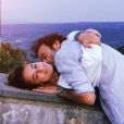 Anthony Delon et sa fille Liv en vacances en Italie, le 15 août 2020 sur Instagram.