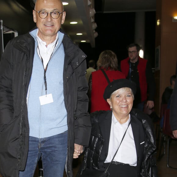 Mimie Mathy et son mari Benoist Gérard - Soirée de clôture du 22ème Festival des créations télévisuelles de Luchon. Le 8 février 2020 © Christophe Aubert via Bestimage