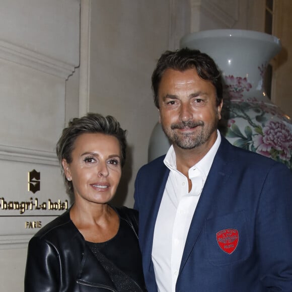 Exclusif - Henri Leconte et sa compagne Maria Dowlatshahi - Soirée "Luxe à la Française" à l'hôtel Shangri-La à Paris le 13 septembre 2018. © Marc Ausset-Lacroix/Bestimage 