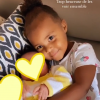 Emilie Fiorelli heureuse que sa fille aînée Louna rencontre enfin son fils, Farrell - Instagram, 25 août 2020