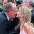 Le roi Juan Carlos et Corinna zu Sayn-Wittgenstein à Barcelone en 2006.