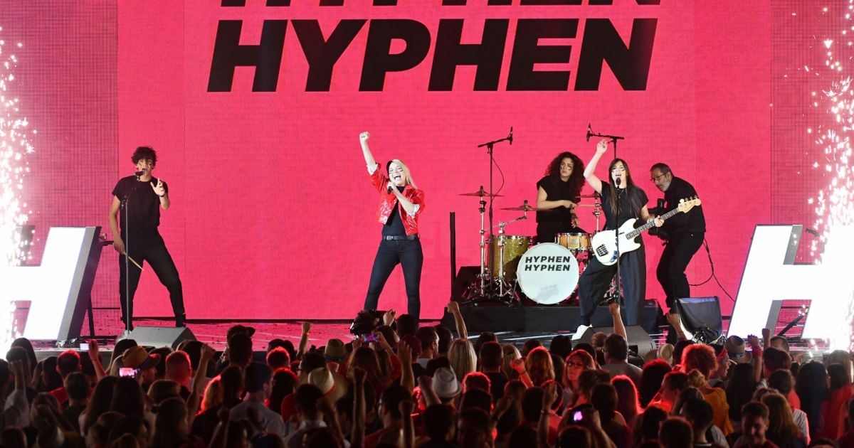 Exclusif Le groupe Hyphen Hyphen Enregistrement de l