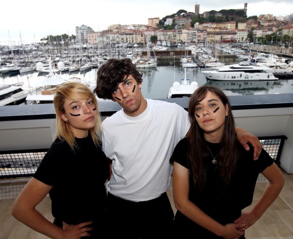 Exclusif - Rendez-vous avec le groupe Hyphen Hyphen (Santa, Adam, Line) à Cannes. Le 6 juin 2018. © Patrice Lapoirie / Nice Matin / Bestimage