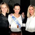 Sylvie Tellier, Marine Lorphelin et Alexandra Rosenfeld - Soiree de lancement des nouveaux parfums de glace Magnum au Pavillon Cambon a Paris le 13 fevrier 2013.