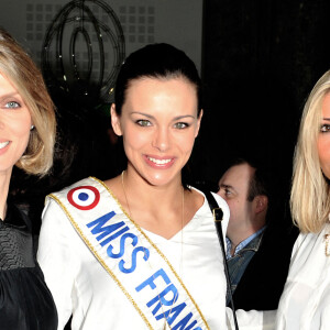 Sylvie Tellier, Marine Lorphelin et Alexandra Rosenfeld - Soiree de lancement des nouveaux parfums de glace Magnum au Pavillon Cambon a Paris le 13 fevrier 2013.