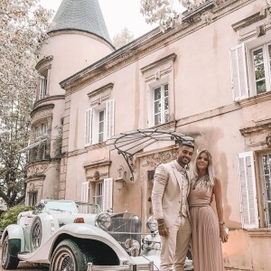 Jessica Thivenin et Thibault Garcia à un mariage, le 30 août 2020