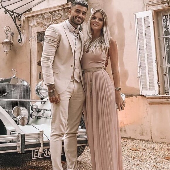 Jessica Thivenin et Thibault Garcia à un mariage, le 30 août 2020