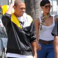 Rihanna et Chris Brown à Beverly Hills, le 26 août 2008.