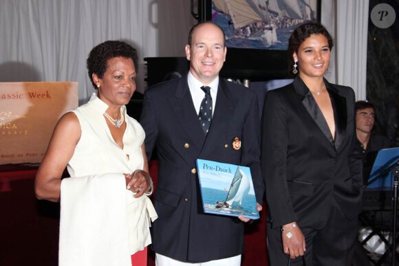 Jacqueline et Marie Tabarly ont célébré le centenaire de Tuiga avec le prince Albert, le 19 septembre 2009