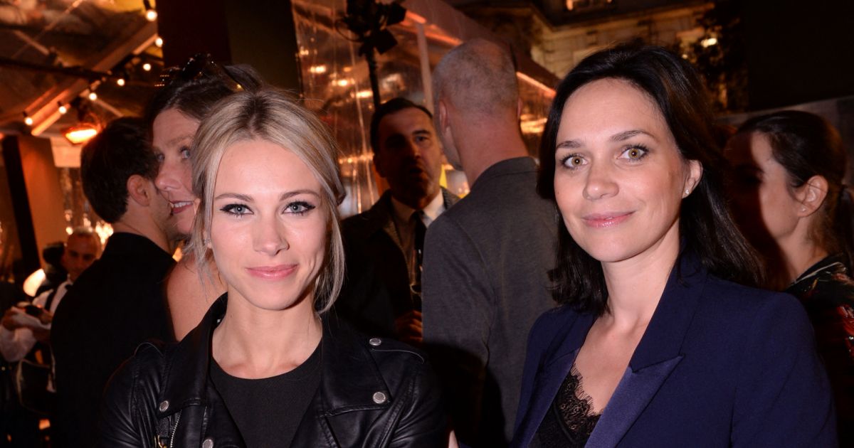Nathalie Péchalat et Marion Rousse lors de la soirée de réouverture de