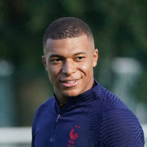 Kylian Mbappe - Entraînement de l'équipe de France de football à Clairefontaine, le 31 août 2020. 