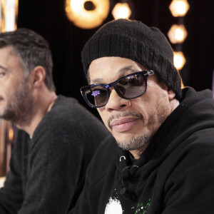 Exclusif - JoeyStarr - Enregistrement de l'émission "Clique" présentée par M. Achour sur Canal Plus à Issy-les-Moulineaux le 9 mars 2020. © Jack Tribeca/Bestimage 