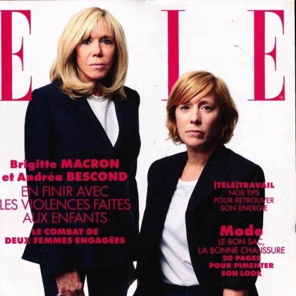 Brigitte Macron dans le magazine "Elle" du 11 septembre 2020.