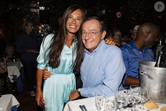 Exclusif - Nathalie Marquay et son mari Jean-Pierre Pernaut - Soirée au Don Camilo pour le lancement du clip "Radio Aktébo" de l'association Aktebo au profit des enfants malades à Paris le 17 septembre 2019. © Jack Tribeca/Bestimage