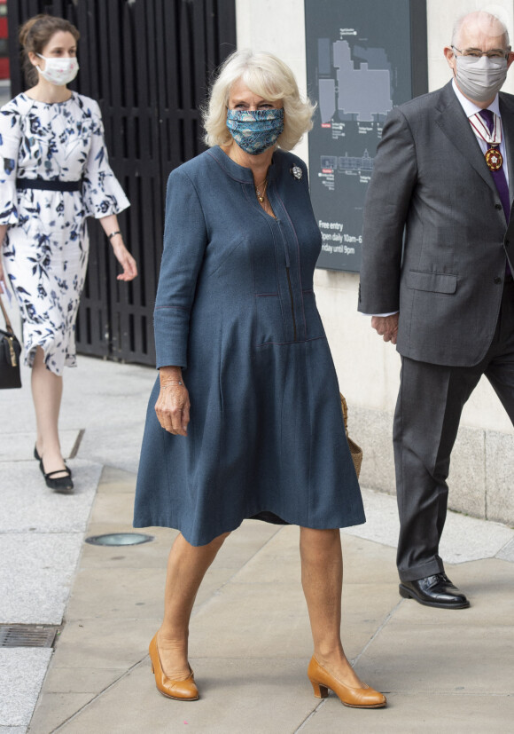 Camilla, duchesse de Cornouailles, à Londres le 28 juillet 2020.
