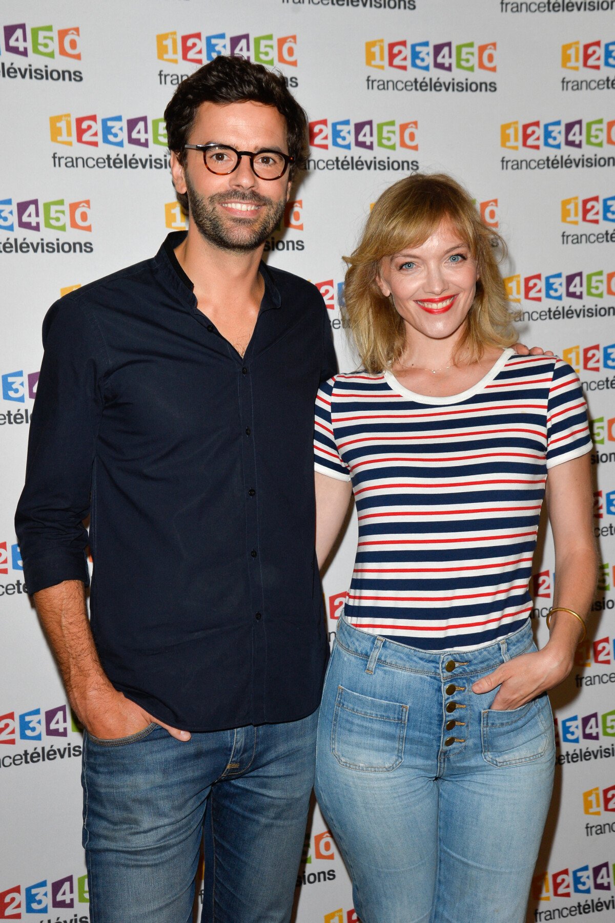 Photo Thomas Isle et Maya Lauqué lors du photocall de la présentation de la nouvelle dynamique
