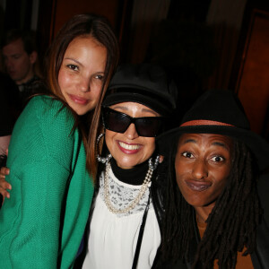 Semi-exclusif - Séverine Ferrer, Lââm et Shirley Souagnon lors du lancement du livre "Noire n'est pas mon métier" de A.Maïga des éditions du Seuil dans les salons du restaurant Fouquet's à Paris, France, le 2 mai 2018. © Denis Guignebourg/Bestimage 