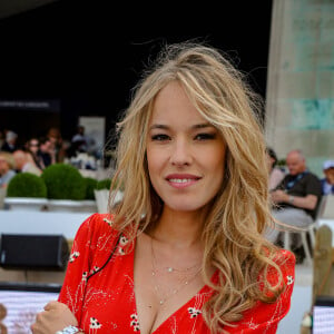 Elodie Fontan (Marraine du LGCT - LPEJ 2019) pendant la remise des Prix des 130 ans de la Tour Eiffel lors du Longines Paris Eiffel Jumping au Champ de Mars à Paris, France, le 7 juillet 2019. © Pierre Perusseau/Bestimage 