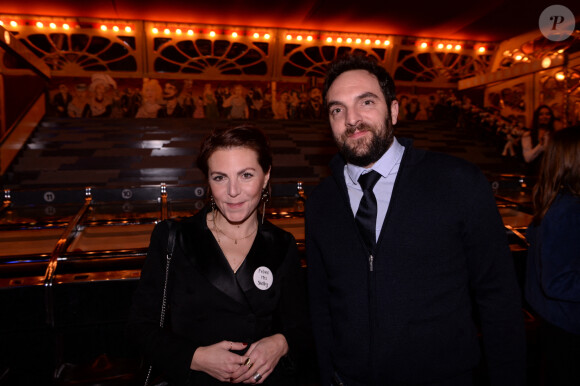 Anne-Elisabeth Blateau, David Mora - Dîner de Gala du Festival Series Mania au Musée des Arts Forains à Paris le 2 décembre 2019. © Pierre Perusseau - Rachid Bellak / Bestimage