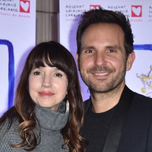Christophe Michalak et sa femme Delphine McCarty au photocall du Gala du Coeur au profit de l'association Mécénat Chirurgie Cardiaque dans la salle Gaveau de Paris, France, le 28 janvier 2020.© Giancarlo Gorassini/Bestimage