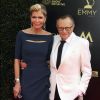 Larry King et sa femme Shawn Southwick - 45ème cérémonie annuelle "Daytime Emmy Awards" au Pasadena's Civic Auditorium à Pasadena, le 29 avril 2018.