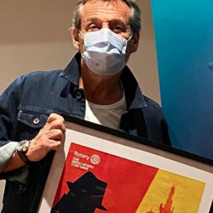 Jean-Luc Reichmann honoré par la police judiciaire, le 22 septembre 2020.
