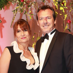 Jean-Luc Reichmann et sa femme Nathalie - Gala du 75ème Grand Prix de Monaco le 28 mai 2017. © Claudia Albuquerque/Bestimage