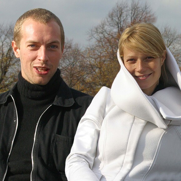 Gwyneth Paltrow et Chris Martin à Londres, le 29 octobre 2003.