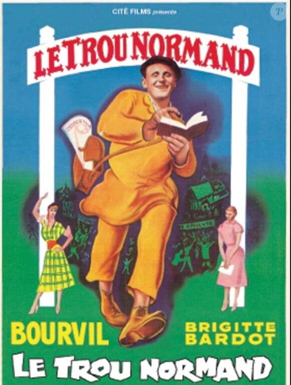 "Le Trou normand", avec Bourvil et Brigitte Bardot. 1952.