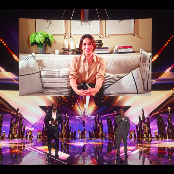 Meghan Markle fait une apparition dans l'émission "America's Got Talent", le 23 septembre 2020.