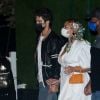 Demi Lovato et son fiancé Max Ehrich sont allés diner en amoureux au restaurant Nobu dans le quartier de Malibu à Los Angeles pendant l'épidémie de coronavirus (Covid-19). Le 29 août 2020 
