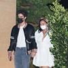 Demi Lovato et son fiancé Max Ehrich sont allés diner en amoureux au restaurant Nobu dans le quartier de Malibu à Los Angeles pendant l'épidémie de coronavirus (Covid-19). Le 29 août 2020 