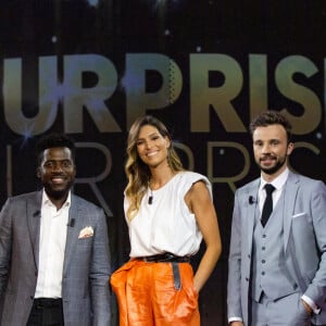 Exclusif - Donel Jack'sman, Laury Thilleman et Tom Villa - Enregistrement de l'émission "Surprise Sur Prise", présentée par L.Thilleman et D.Jack'sman. © Jack Tribeca / Bestimage