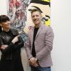 Exclusif - Deborah Bruni et son compagnon Jean-Edouard Lipa, lors du vernissage de son exposition intitulée "Obsessions" à la Galerie Deux6 à Paris, le 5 avril 2018. © Marc Ausset-Lacroix/Bestimage