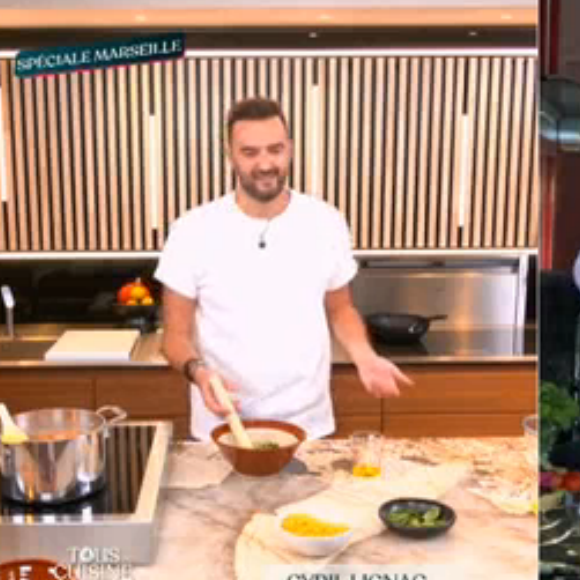 Carla Moreau et Kevin Guedj dans "Tous en cuisine" mardi 29 septembre 2020 - M6