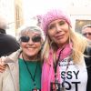 Helen Reddy, Rosanna Arquette, à la Women's March à Los Angeles, en 2017