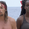 Bertrand-Kamal et Hadja dans "Koh-Lanta, Les 4 Terres" sur TF1 vendredi 2 octobre 2020.