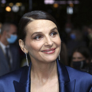 Juliette Binoche lors de la première du film "La bonne épouse" au festival du film de Zurich le 30 septembre 2020. © Imago / Panoramic / Bestimage