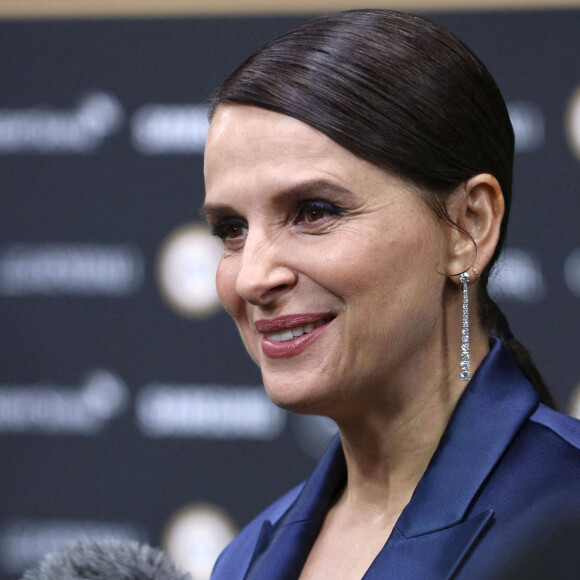 Juliette Binoche lors de la première du film "La bonne épouse" au festival du film de Zurich le 30 septembre 2020. © Imago / Panoramic / Bestimage