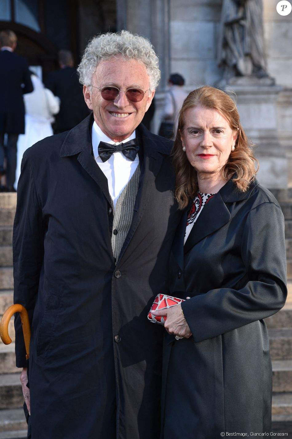 Nelson Monfort Et Sa Femme Dominique Arrivent Au Gala Du 350eme Anniversaire De L Opera Garnier A Paris France Le 8 Mai 19 C Giancarlo Gorassini Bestimage Purepeople