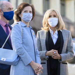 Brigitte Macron et Andra Levite, promenade à Riga, le 30 septembre 2020. © Eliot Blondet / Pool / Bestimage