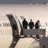 Brigitte Macron, descente de l'avion - Le président Emmanuel Macron est en voyage officiel à Vilnius, Lituanie le 28 septembre 2020. © Imago / Panoramic / Bestimage