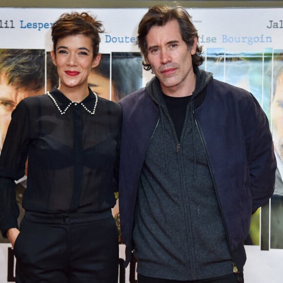 Jalil Lespert et Mélanie Doutey lors de l'avant-première du film "L'enfant rêvé" au cinéma UGC Les Halles à Paris le 1er octobre 2020.