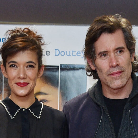 Jalil Lespert et Mélanie Doutey lors de l'avant-première du film "L'enfant rêvé" au cinéma UGC Les Halles à Paris le 1er octobre 2020.