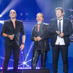 Exclusif - Lynn, Daniel Lévi, Pascal Obispo, Florent Pagny, Patrick Bruel, Khaled Mouzanar - Concert "Unis pour le Liban" à l'Olympia à Paris. Le 1er octobre 2020 © Da Silva-Moreau / Bestimage