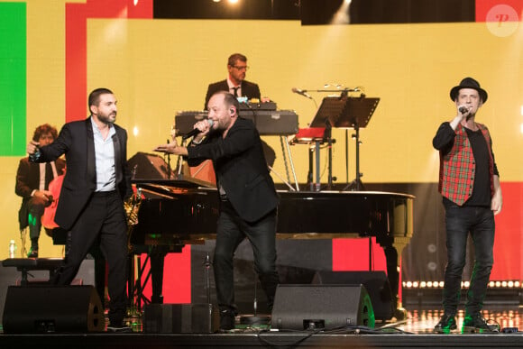Exclusif - Le groupe Tryo et Ibrahim Maalouf - Concert "Unis pour le Liban" à l'Olympia à Paris. Le 1er octobre 2020 © Da Silva-Moreau / Bestimage