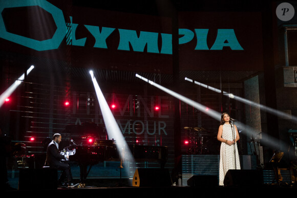 Exclusif - Ibrahim Maalouf et Camélia Jordana - Concert "Unis pour le Liban" à l'Olympia à Paris. Le 1er octobre 2020 © Da Silva-Moreau / Bestimage