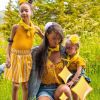 Alexandra, "Koh-Lanta : Les 4 Terres", pose avec ses deux filles sur Instagram le 1er octobre 2020.